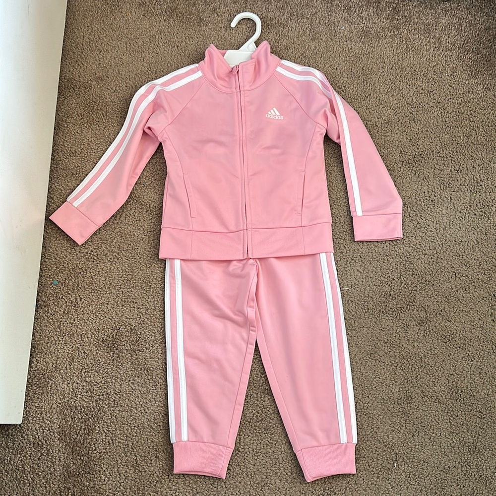 Toddler Girl Adidas Track Suit
